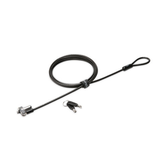 Picture of 5340016952554, SKILCRAFT Kensington Keyed Computer Lock, 6 ft Carbon Steel Cable, Black