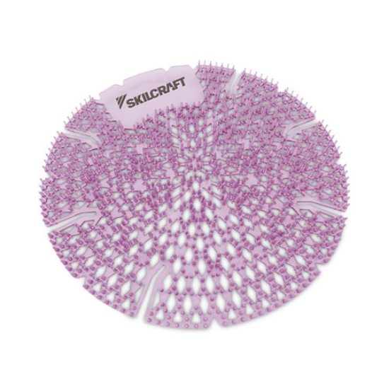 Picture of 6840016998439 SKILCRAFT Lasting Power Urinal Screen Deodorizer, Lavendar Lace, Purple, 10/Carton