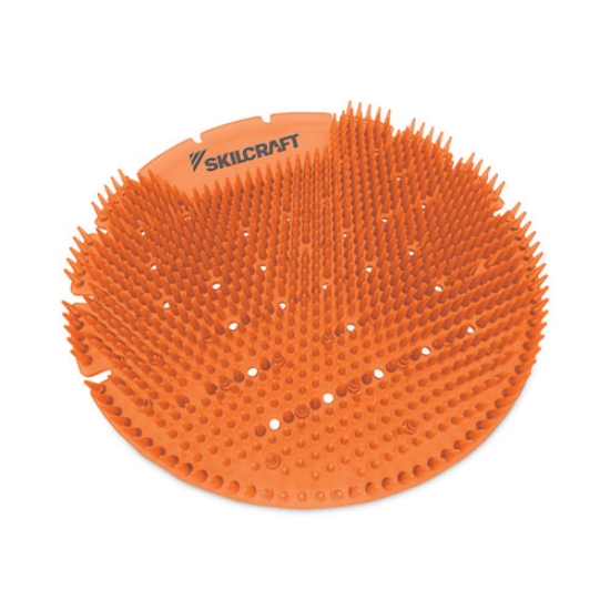 Picture of 6840016998442 SKILCRAFT Extended Power Urinal Screen Deodorizer, Mango Bay, Orange, 6/Carton