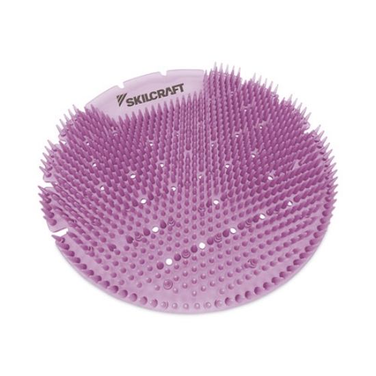 Picture of 6840016998448 SKILCRAFT Extended Power Urinal Screen Deodorizer, Lavender Lace, Purple, 6/Carton