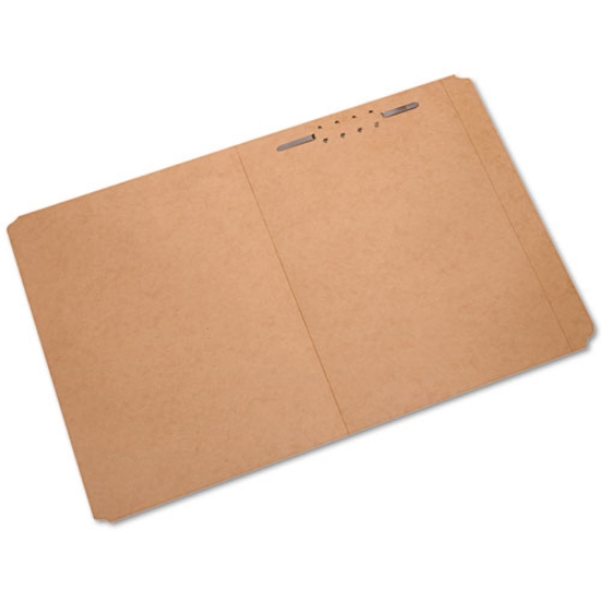 Picture of 7530008893555 SKILCRAFT Medium-Duty Kraft Fastener Folder, 0.75" Expansion, 1 Fastener, Letter Size, Kraft Exterior, 100/Box