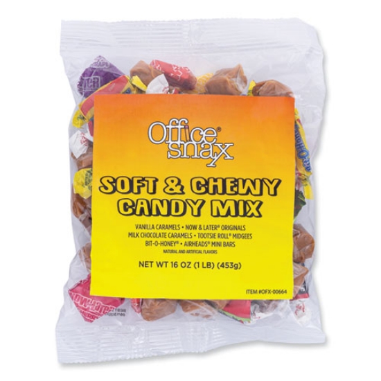 Picture of Candy Assortments, Soft and Chewy Candy Mix, 1 lb Bag