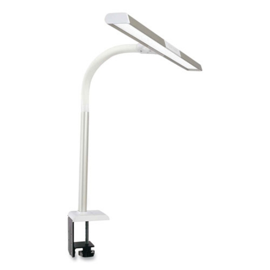 Picture of Wellness Series Perform LED Clamp Lamp with Three Color Modes, 16" to 24.75" High, White, Ships in 1-3 Business Days