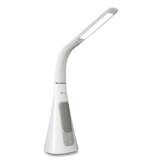 Picture of Wellness Series SanitizingPro LED Desk Lamp and UV Air Purifier, 15" to 25" High, White, Ships in 1-3 Business Days