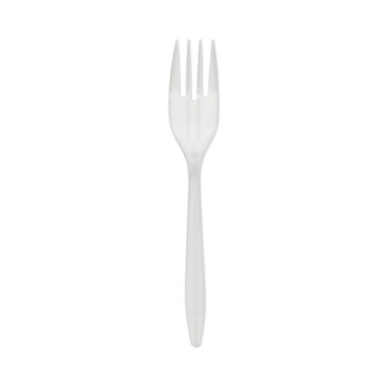 Picture of Fieldware Cutlery, Fork, Mediumweight, White, 1,000/Carton