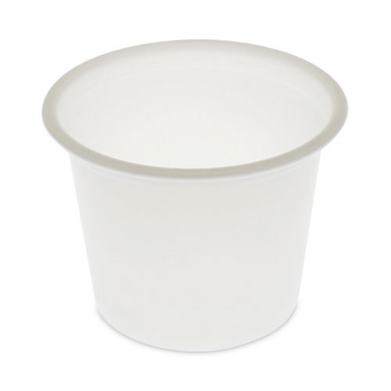 Picture of Plastic Portion Cup, 1 oz, Translucent, 200/Sleeve, 25 Sleeves/Carton