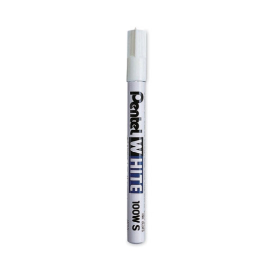 Picture of White Permanent Marker, Fine Bullet Tip, White