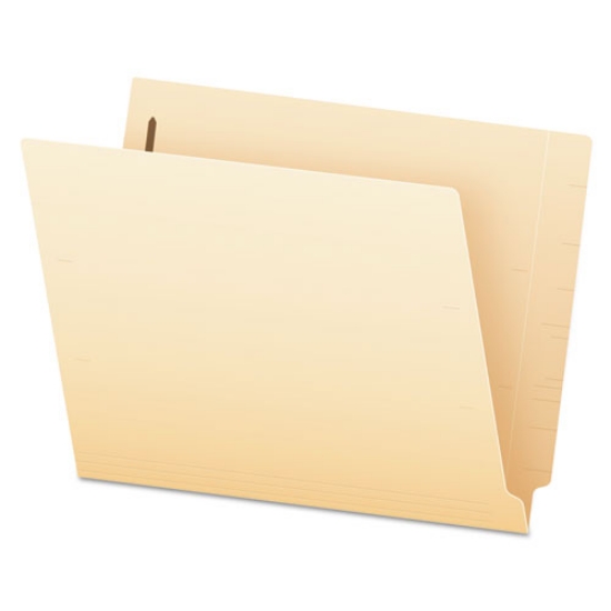 Picture of Manila End Tab Expanding Fastener Folders, 2-Ply Tabs, 0.75" Expansion, 2 Fasteners, Letter Size, Manila Exterior, 50/Box