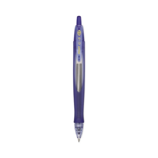 Picture of G6 Gel Pen, Retractable, Fine 0.7 Mm, Blue Ink, Blue Barrel
