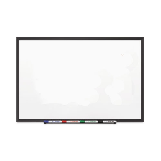 Picture of Classic Series Porcelain Magnetic Dry Erase Board, 60 x 36, White Surface, Black Aluminum Frame