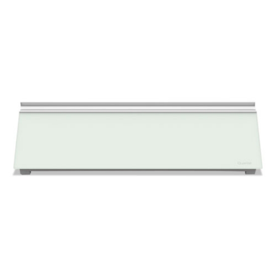 Picture of Glass Dry Erase Desktop Computer Pad, 18 x 6, White Surface