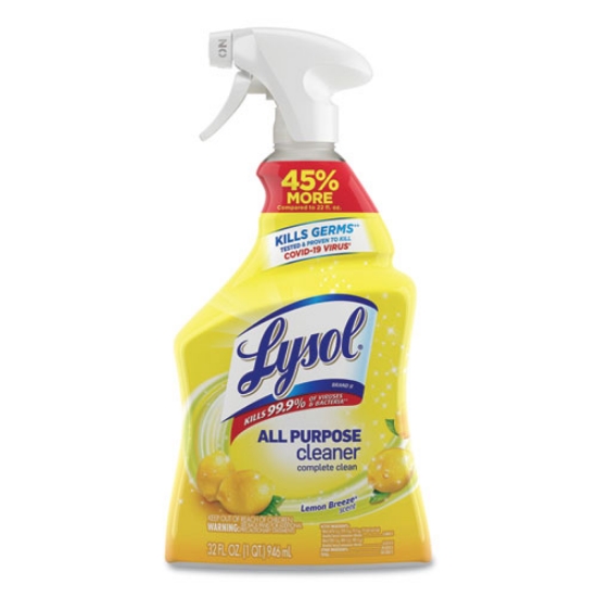 Picture of Ready-To-Use All-Purpose Cleaner, Lemon Breeze, 32 Oz Spray Bottle