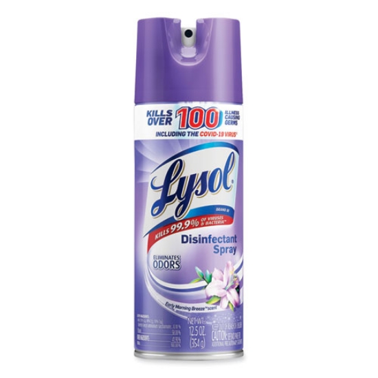 Picture of Disinfectant Spray, Early Morning Breeze, 12.5 Oz Aerosol Spray
