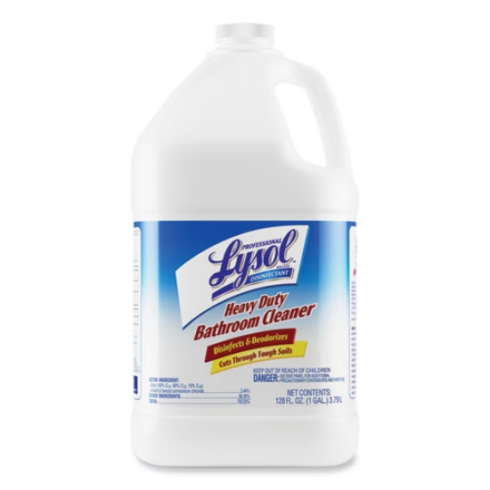 Picture of Disinfectant Heavy-Duty Bathroom Cleaner Concentrate, 1 Gal Bottle, 4/carton