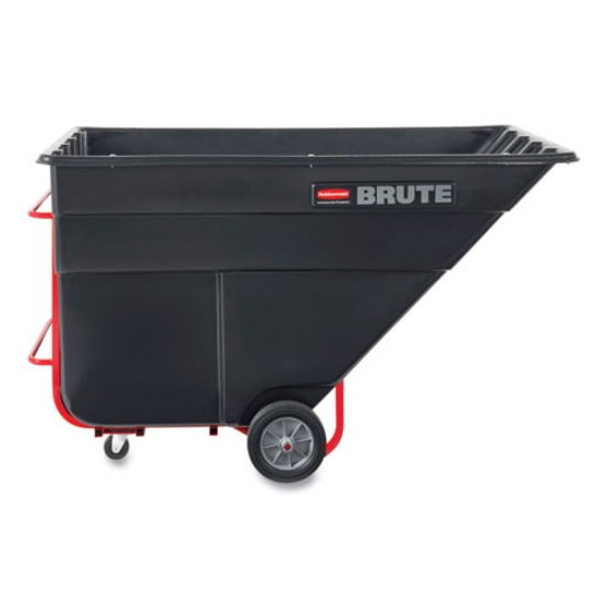 Picture of rotomolded tilt truck, 303 gal, 1,200 lb capacity, plastic, black