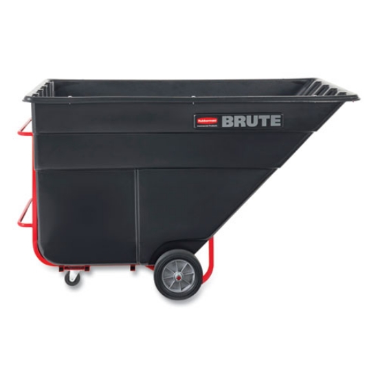 Picture of rotomolded tilt truck, 504 gal, 2,300 lb capacity, plastic, black