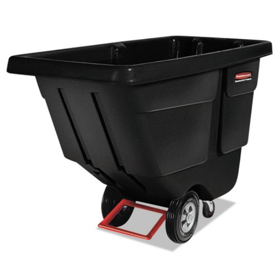 Picture of Rotomolded Tilt Truck, 202 gal, 450 lb Capacity, Plastic, Black