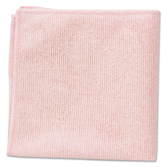 Picture of Microfiber Cleaning Cloths, 16 X 16, Pink, 24/pack