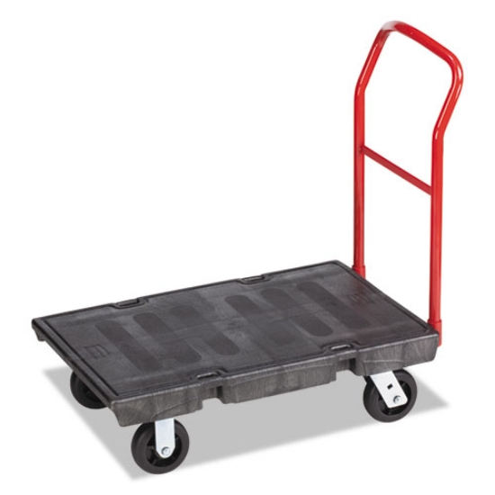 Picture of Heavy-Duty Platform Truck Cart, 1,000 Lb Capacity, 24 X 36 Platform, Black