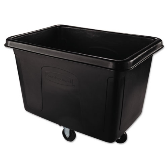 Picture of Cube Truck, 105 gal, 500 lb Capacity, Plastic, Black