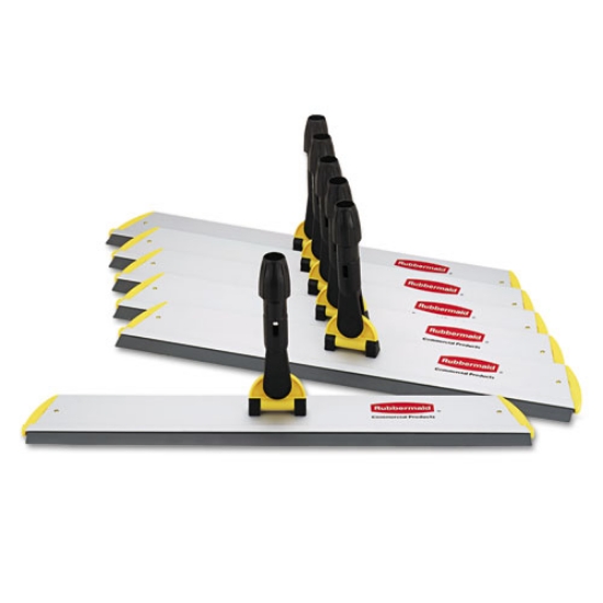 Picture of Hygen Quick Connect S-S Frame, Squeegee, 24w X 4 1/2d, Aluminum, Yellow