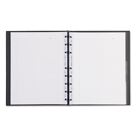 Picture of MiracleBind Notebook, 1-Subject, Medium/College Rule, Black Cover, (75) 9.25 x 7.25 Sheets
