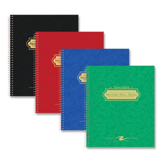Picture of Teacher's Record and Roll Book, 11 x 8.5, Randomly Assorted Cover Colors, 24/Carton, Ships in 4-6 Business Days