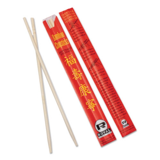 Picture of Chopsticks, Bamboo, 9", Natural, 1000/Carton