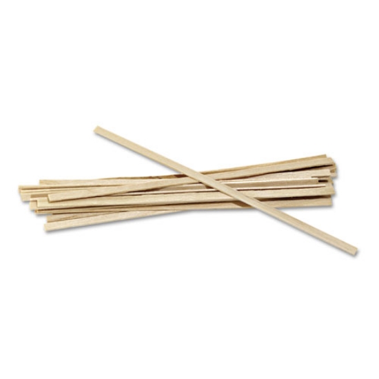Picture of Wood Coffee Stirrers, 5.5", 10,000/carton