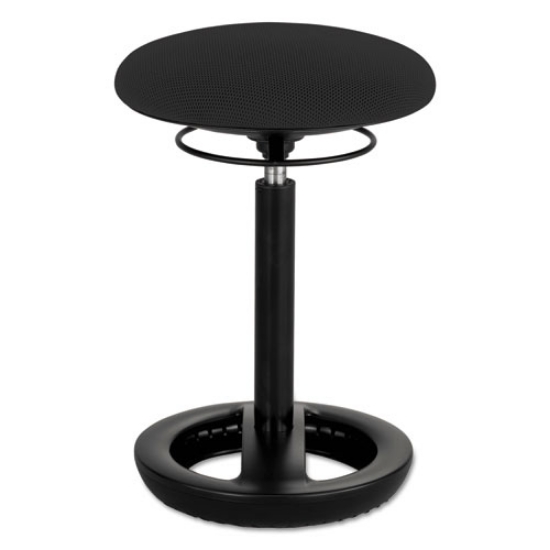 Picture of Twixt Desk Height Ergonomic Stool, Supports Up to 250 lb, 22.5" Seat Height, Black, Ships in 1-3 Business Days