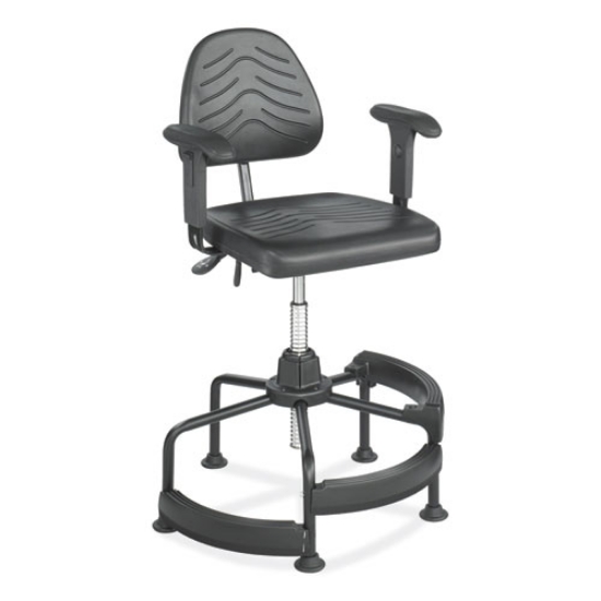 Picture of Adjustable T-Pad Armrest for Safco Task Master Series Chairs, 3 x 9.75 x 11.5, Black, 2/Set, Ships in 1-3 Business Days