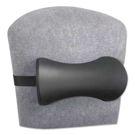 Picture of Lumbar Support Memory Foam Backrest, 14.5 X 3.75 X 6.75, Black
