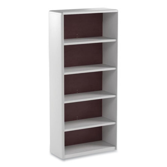 Picture of ValueMate Economy Bookcase, Five-Shelf, 31.75w x 13.5d x 67h, Gray, Ships in 1-3 Business Days