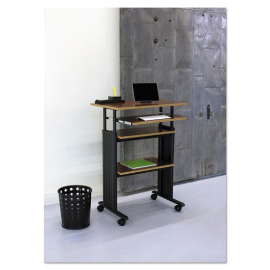 Picture of Bubble Wastebaskets, 6 gal, Steel, Black