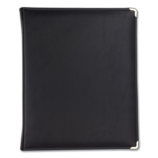 Picture of Classic Collection Zipper Ring Binder, 3 Rings, 1.5" Capacity, 11 X 8.5, Black