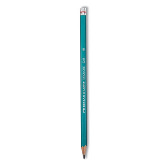 Picture of Turquoise Drawing Pencil, 2 Mm, 4b, Black Lead, Turquoise Barrel, Dozen
