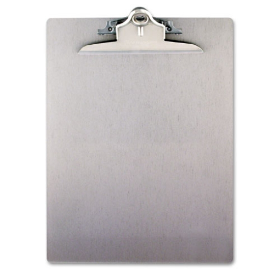Picture of Recycled Aluminum Clipboard with High-Capacity Clip, 1" Clip Capacity, Holds 8.5 x 11 Sheets, Silver