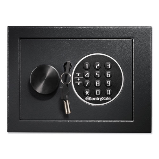 Picture of Electronic Security Safe, 0.14 Cu Ft, 9w X 6.6d X 6.6h, Black