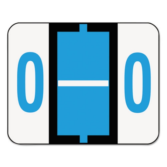 Picture of A-Z Color-Coded End Tab Filing Labels, O, 1 X 1.25, White, 500/roll