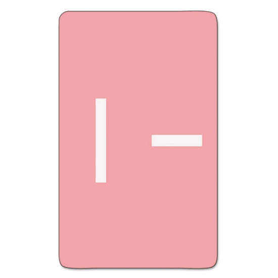 Picture of Alphaz Color-Coded Second Letter Alphabetical Labels, I, 1 X 1.63, Pink, 10/sheet, 10 Sheets/pack