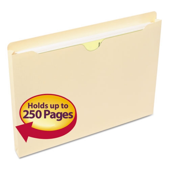 Picture of Manila File Jackets, 1-Ply Straight Tab, Letter Size, Manila, 50/box