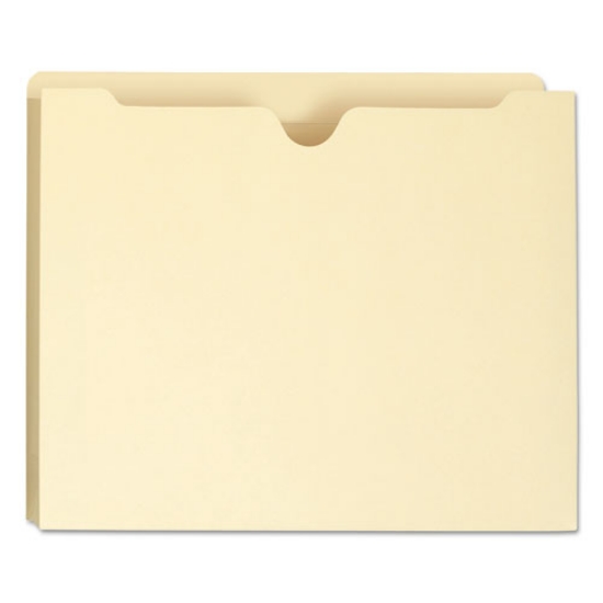 Picture of Manila File Jackets, 2-Ply Straight Tab, Letter Size, Manila, 50/box