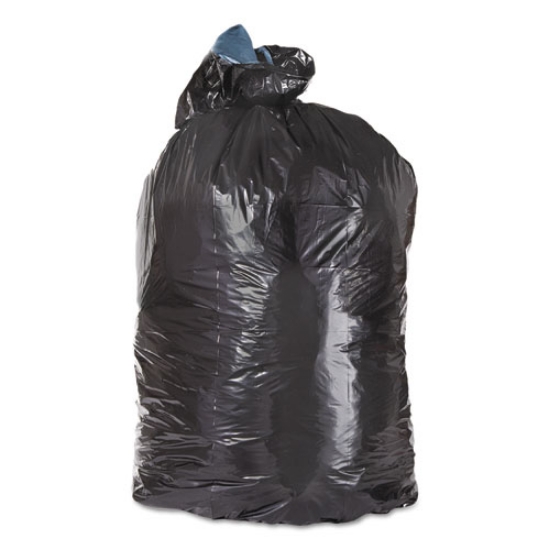 Picture of Low-Density Can Liners, 45 gal, 1.25 mil, 23" x 46", Black, 100/Carton