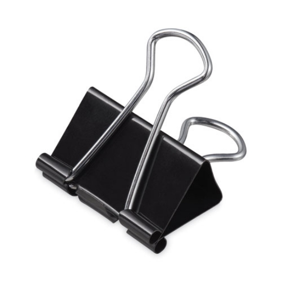 Picture of Binder Clips, Mini, Black/Silver, 12/Box