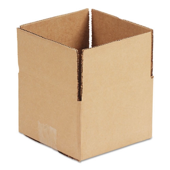 Picture of Fixed-Depth Corrugated Shipping Boxes, Regular Slotted Container (RSC), 12" x 12" x 8", Brown Kraft, 25/Bundle