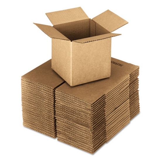 Picture of Cubed Fixed-Depth Corrugated Shipping Boxes, Regular Slotted Container (RSC), 16" x 16" x 16", Brown Kraft, 25/Bundle