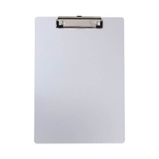 Picture of Aluminum Clipboard with Low Profile Clip, 0.5" Clip Capacity, Holds 8.5 x 11 Sheets, Aluminum
