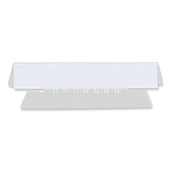 Picture of HANGING FILE FOLDER PLASTIC INDEX TABS, 1/3-CUT, CLEAR, 3.7" WIDE, 50/PACK