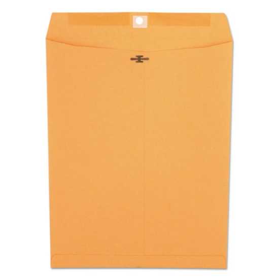 Picture of Kraft Clasp Envelope, 32 lb Bond Weight Kraft, #97, Square Flap, Clasp/Gummed Closure, 10 x 13, Brown Kraft, 100/Box