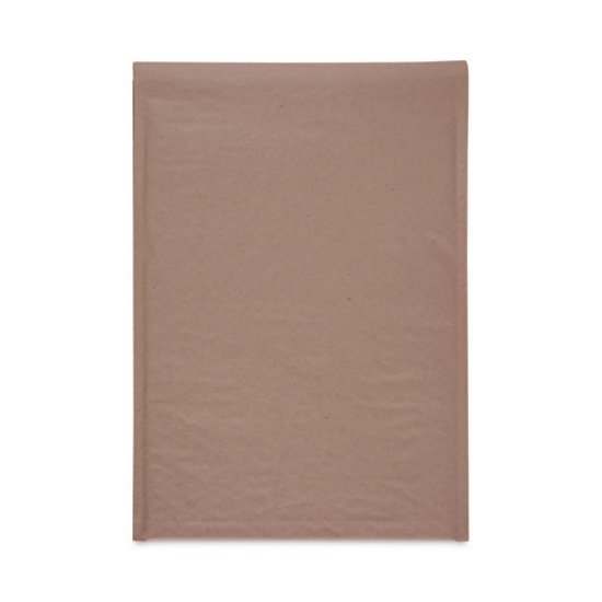 Picture of Natural Self-Seal Cushioned Mailer, #5, Barrier Bubble Air Cell Cushion, Self-Adhesive Closure, 10.5 x 16, Kraft, 80/Carton